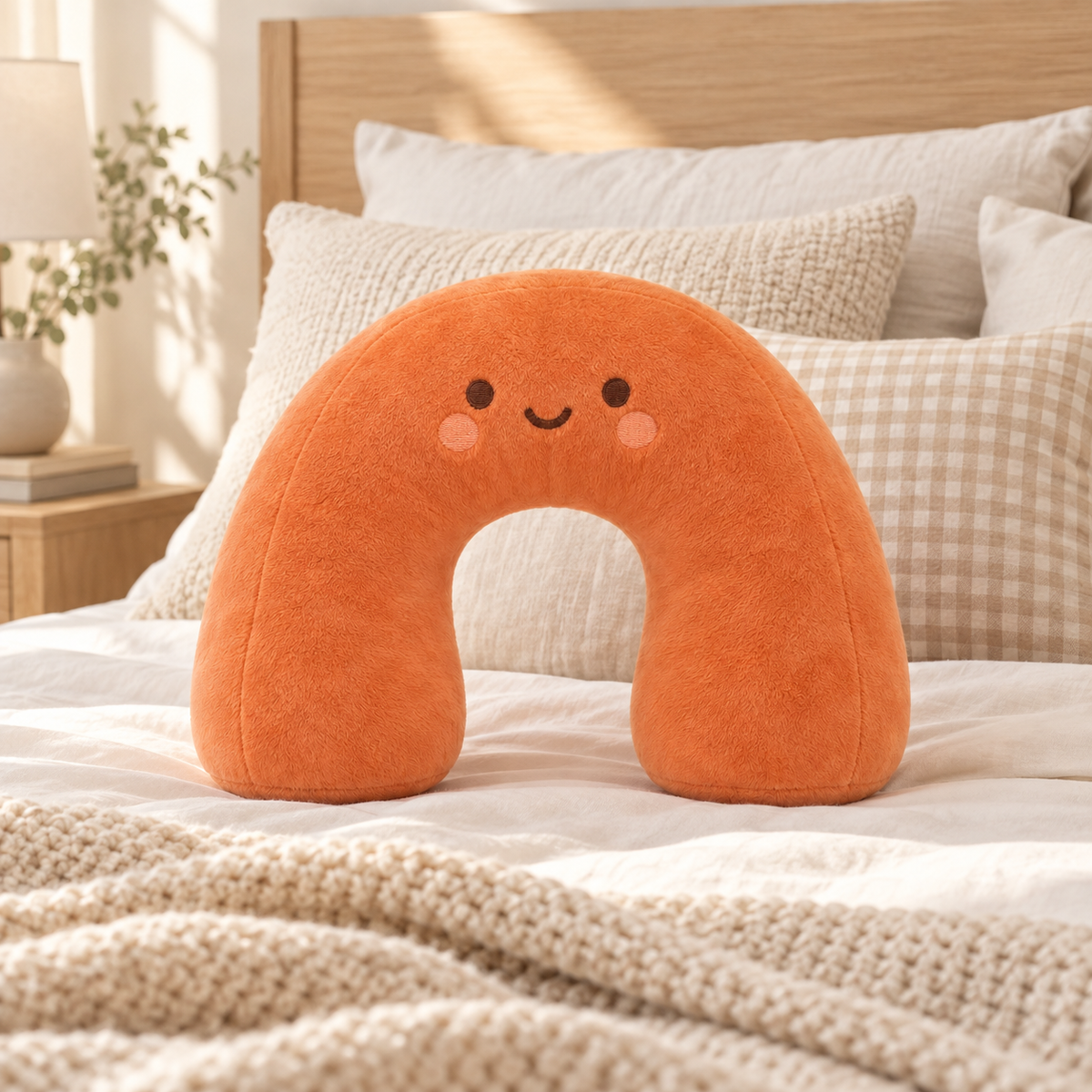 Open-Arch Plush Doll