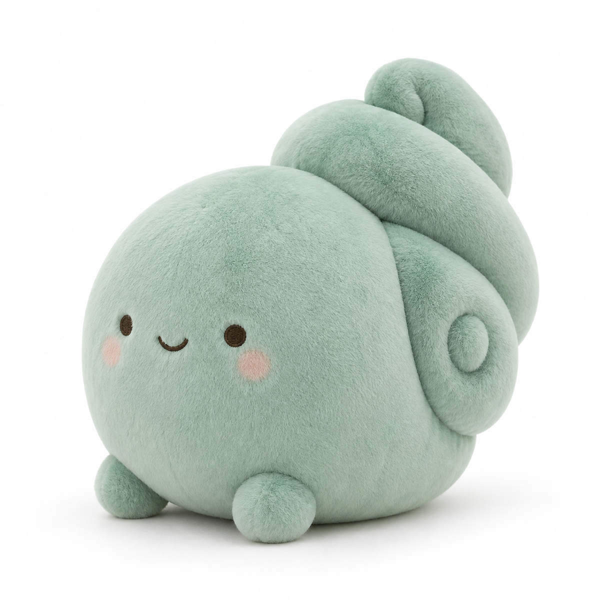 Raised Spiral Back Plush Doll