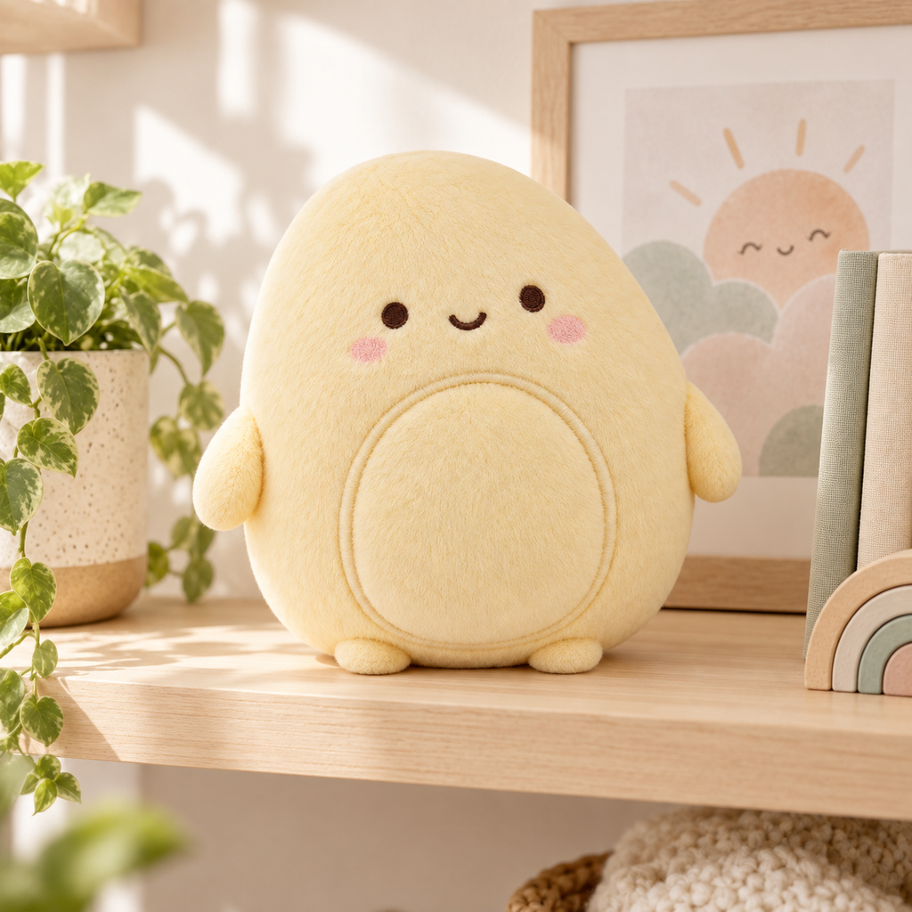 Recessed Oval Belly Plush Doll