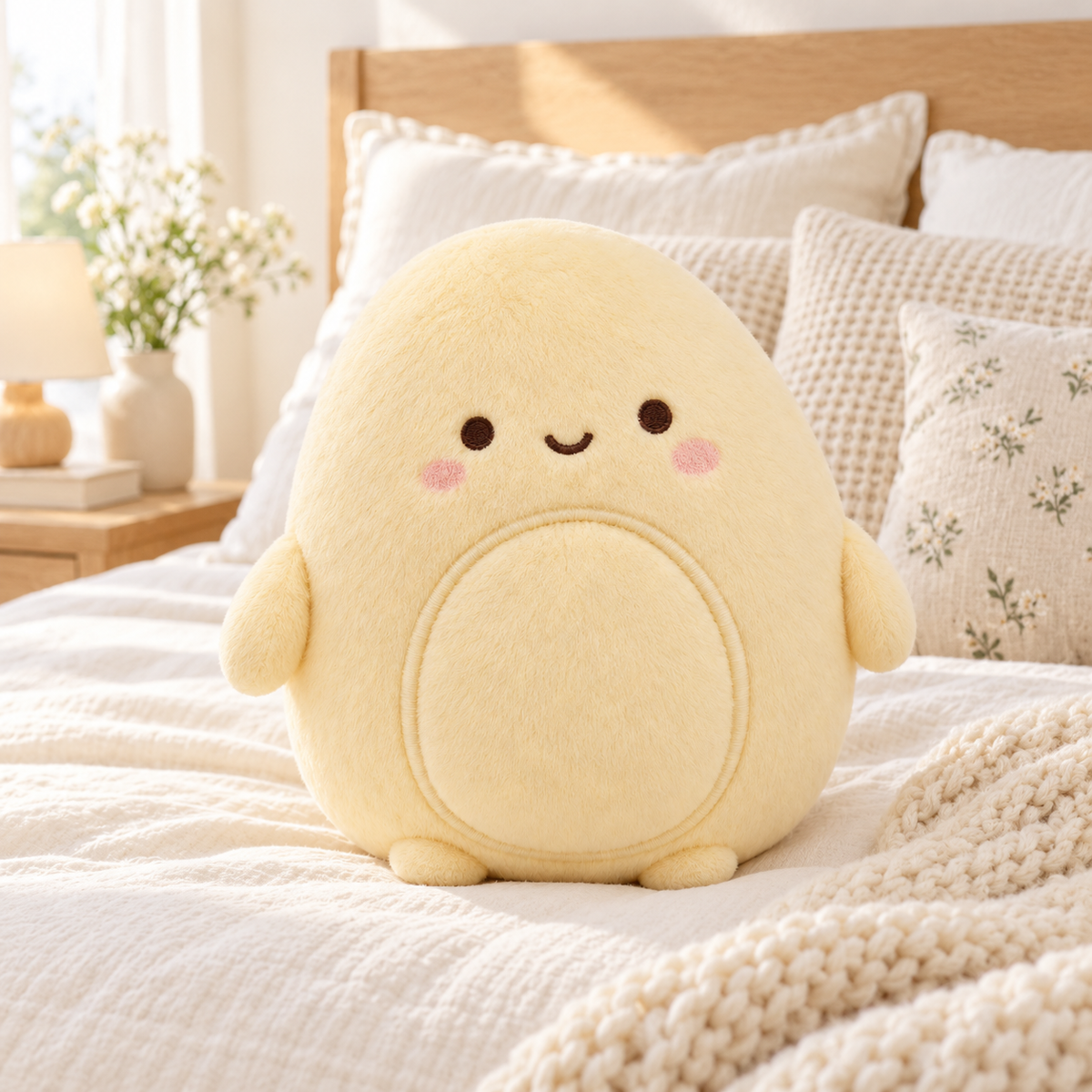 Recessed Oval Belly Plush Doll