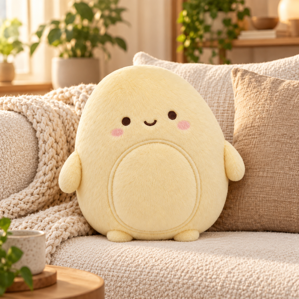 Recessed Oval Belly Plush Doll