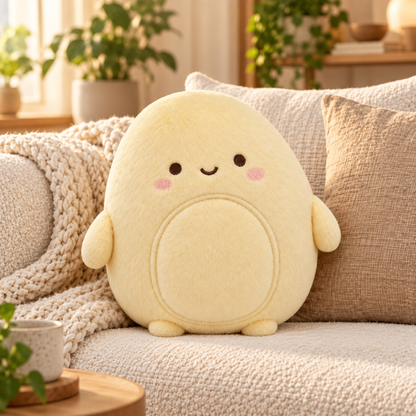 Recessed Oval Belly Plush Doll