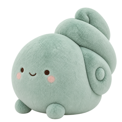 Raised Spiral Back Plush Doll